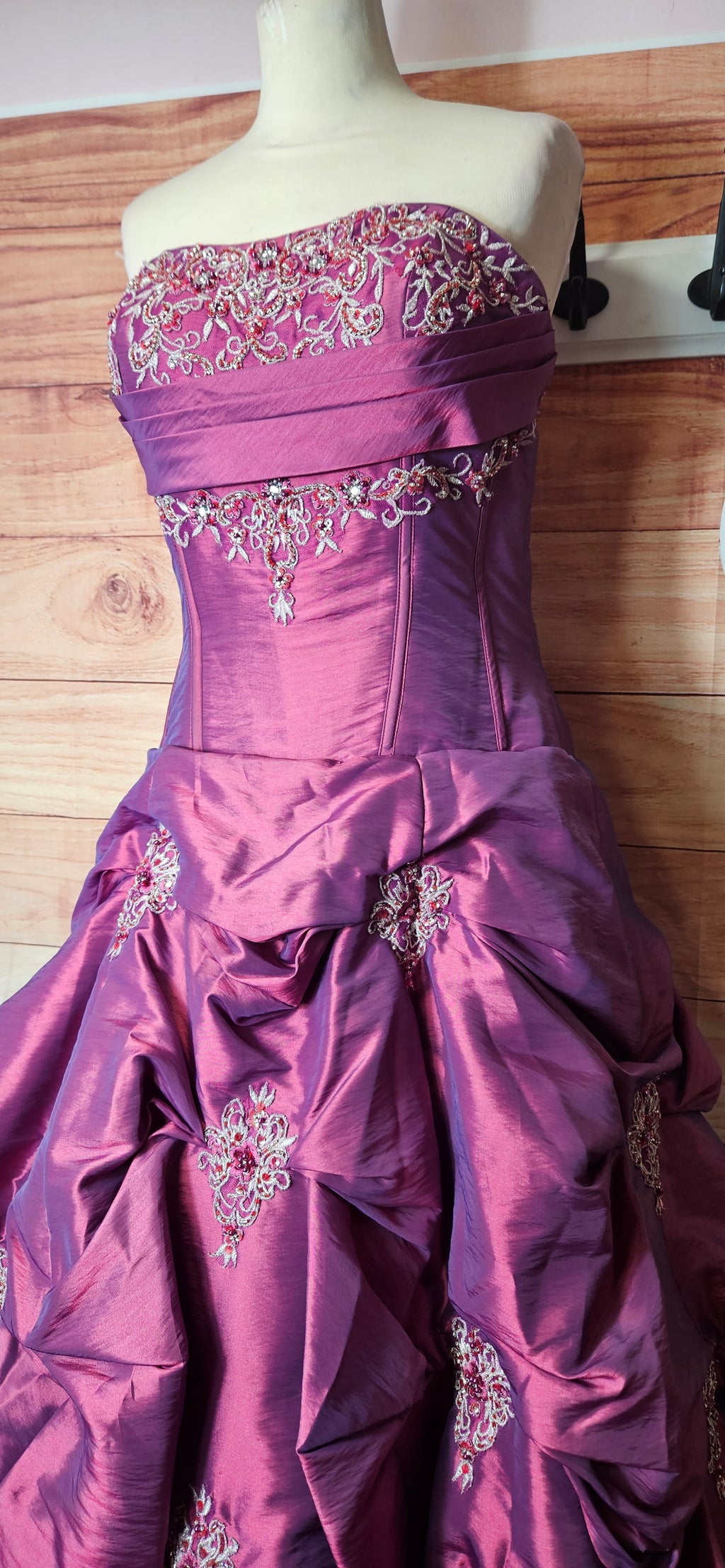 Alexia Designs puffy princess embellished ball prom dress size 12